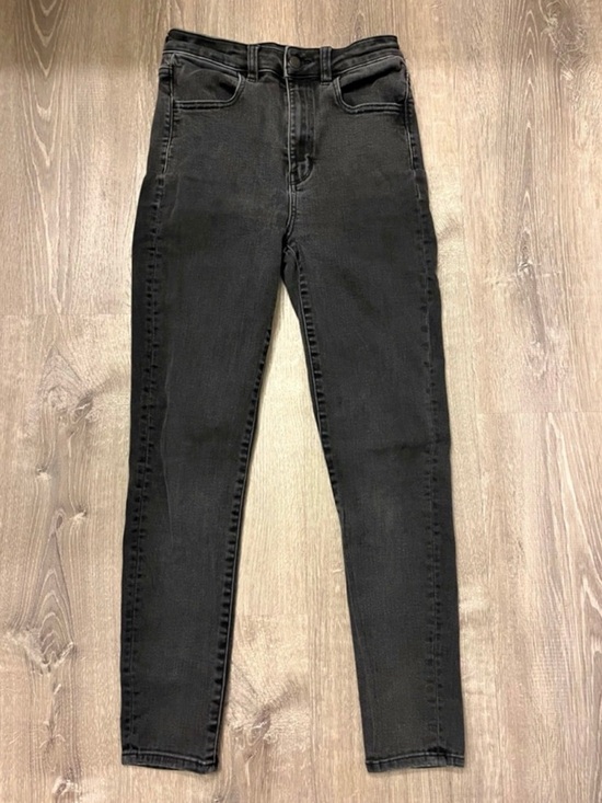 American Eagle Outfitters Denim - American Eagle Black Jeans Super Stretch Highest Rise Jeggings Size 6 Short